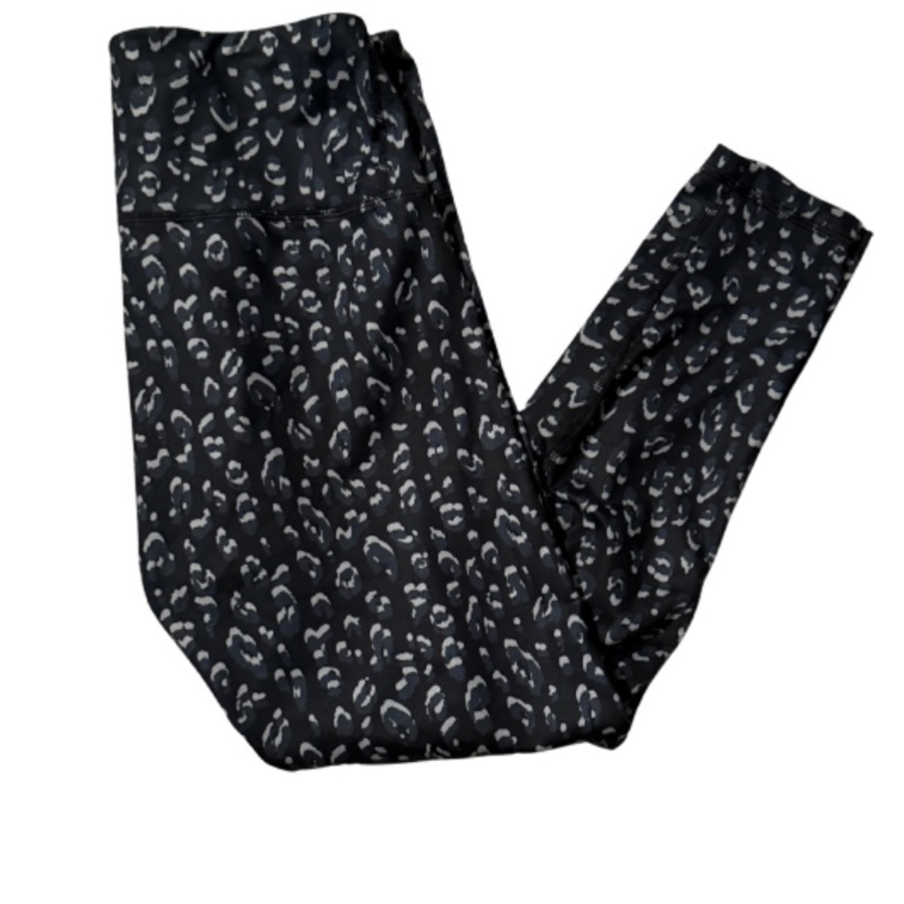 Old Navy Active Black and Gray Patterned Leggings